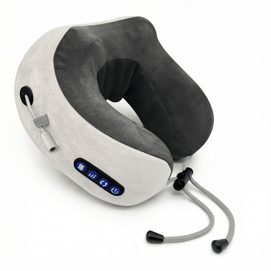 CerviNova Heated Shiatsu Neck Massager Pillow – Electric 3D Cervical Pain Relief with Heat & Vibration - NitorNova